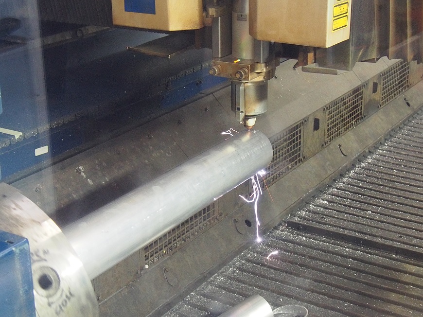 Programming a rotary axis laser with Lantek makes complex parts easier and quicker to manufacture