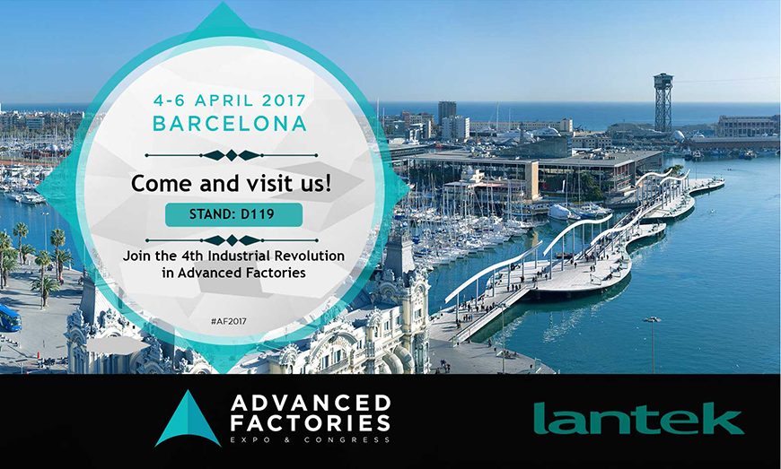 Lantek will be attending Advanced Factories 2017