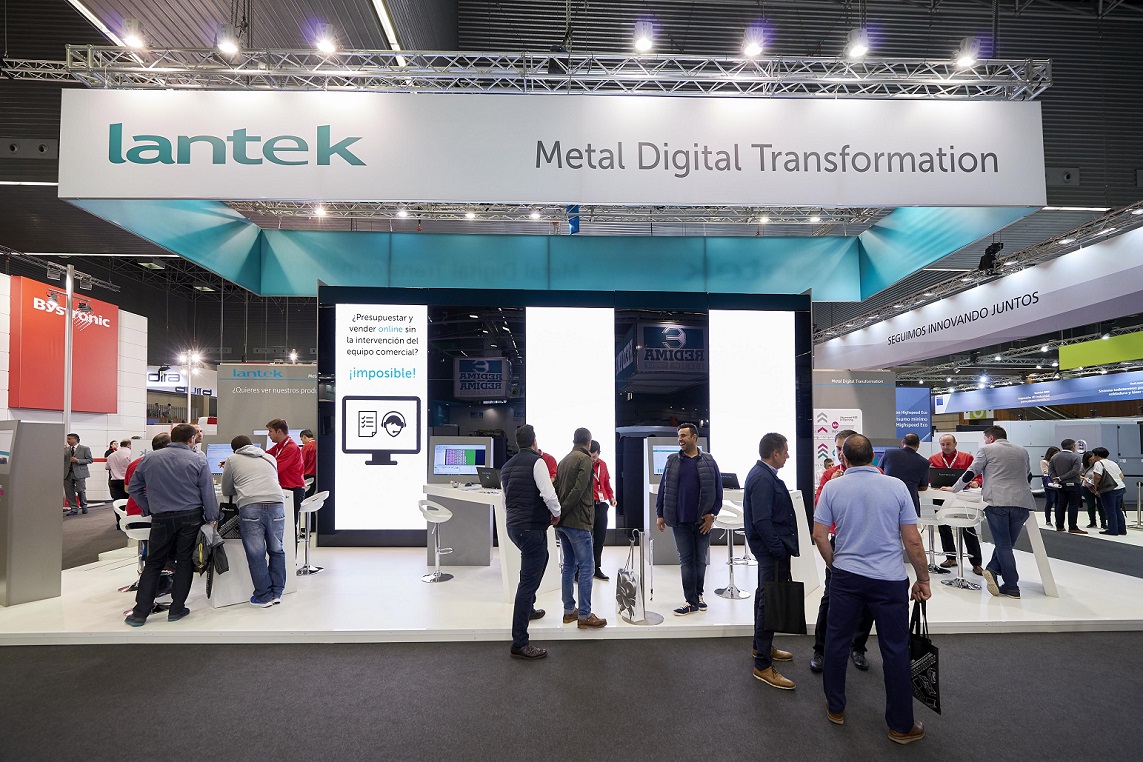 Lantek shows how working with a sheet metal software specialist can transform your business at BIEMH 2022