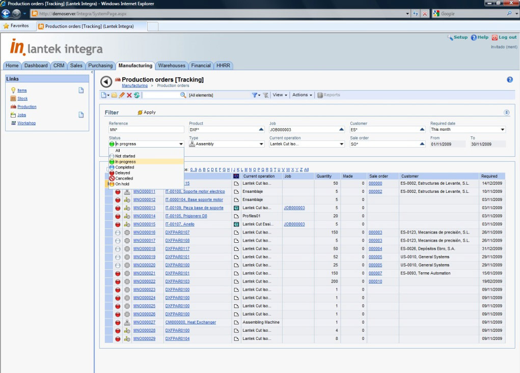 Lantek presenta la nuova versione della soluzione ERP Lantek Integra