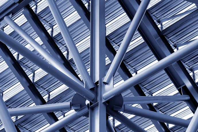 Ingeniería estructural con acero para construcción