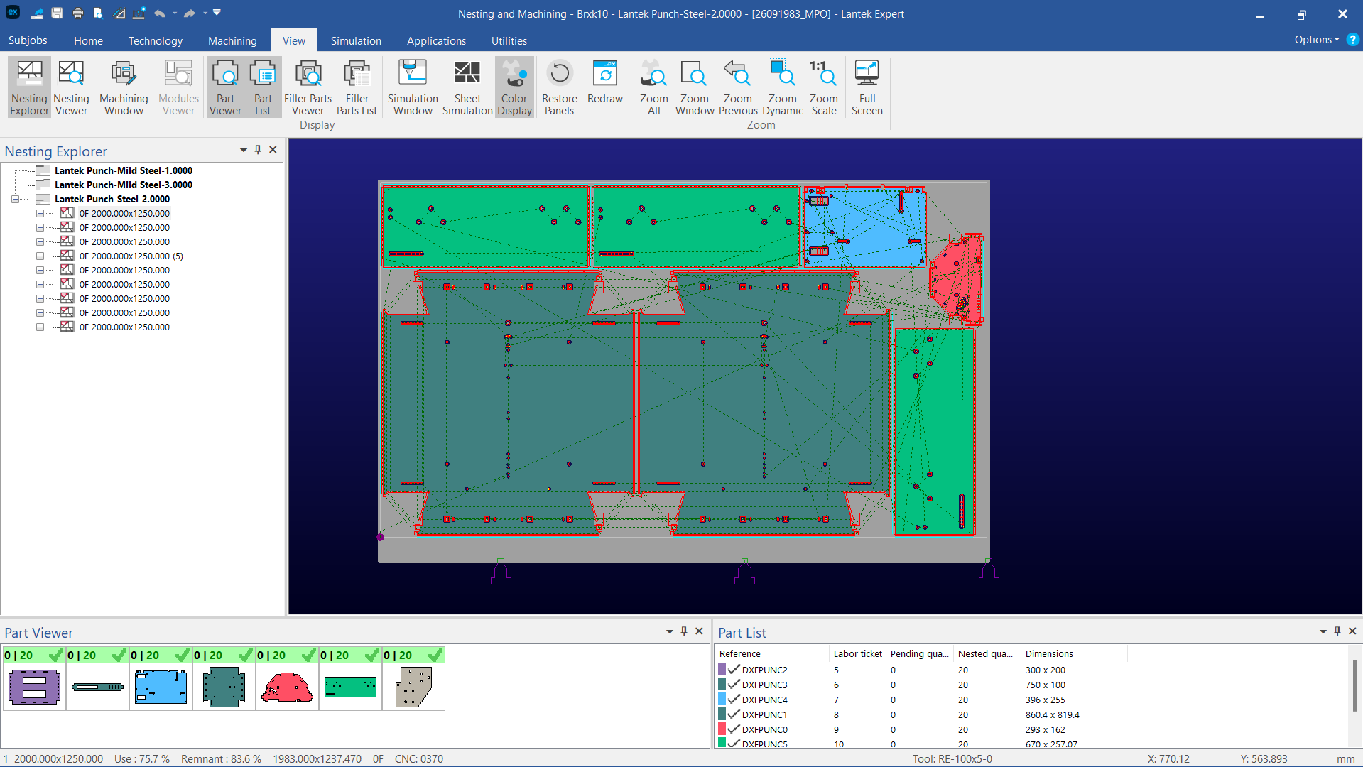 Nesting Software to Reduce Material Waste & Improve Cutting Efficiency