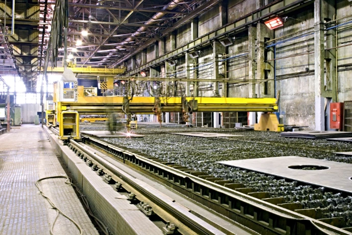 metal sheet cutting plant