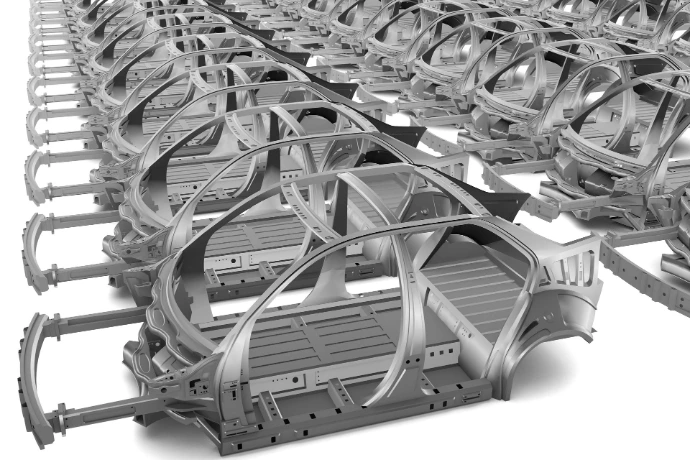 Producción de estructuras metálicas para coches